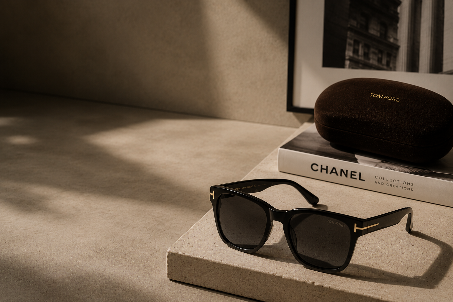 Tom Ford Eyewear — editorial de ARRIVALS